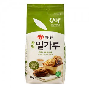 [큐원] 박력분 밀가루 <br>과자용 1kg