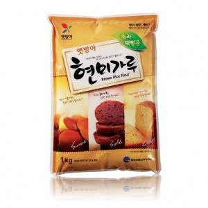 햇방아 현미가루 <br>국내산 1kg-제과제빵용
