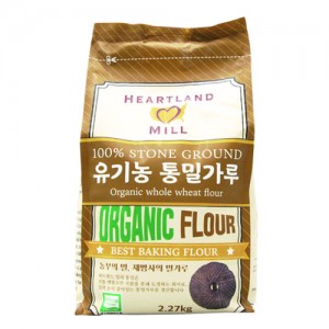 허트랜드밀 유기농 통밀가루 2.27kg