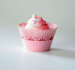 컵케익레이스 1매<br> (핑크 하트)