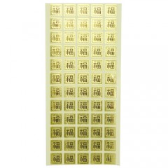 º¹ ±Ý¹Ú ½ºÆ¼Ä¿<br>15x15mm, 60¸Å 1Àå