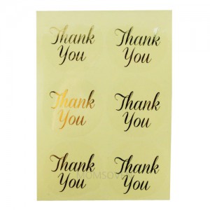 Åõ¸í ¶¯Å¥ ½ºÆ¼Ä¿ 6°³ÀÔ 1Àå<br>thank you ½ºÆ¼Ä¿/Åõ¸í ¿øÇü ½ºÆ¼Ä¿